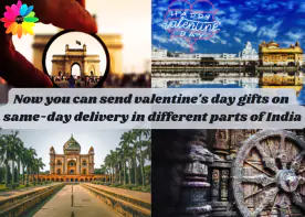 Now you can send valentine's day gifts on same-day delivery in different parts of India